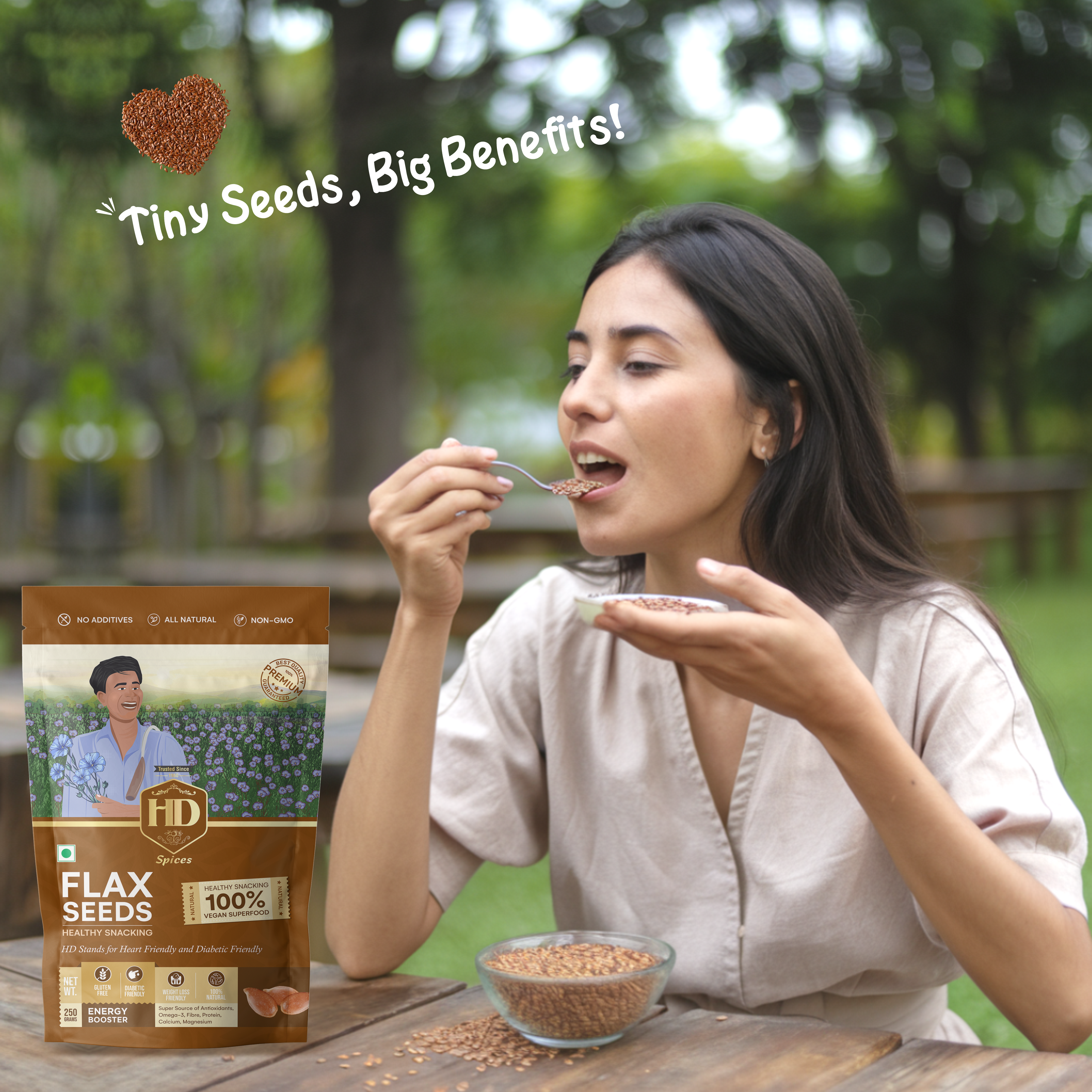 ROASTED FLAX SEEDS